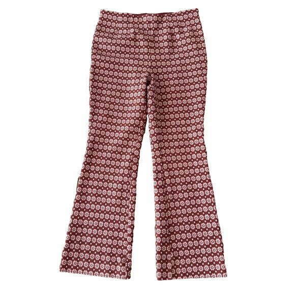Anthropologie Pants - maeve anthropologie kick-flare cropped floral pants XS 70s Retro Hippie
